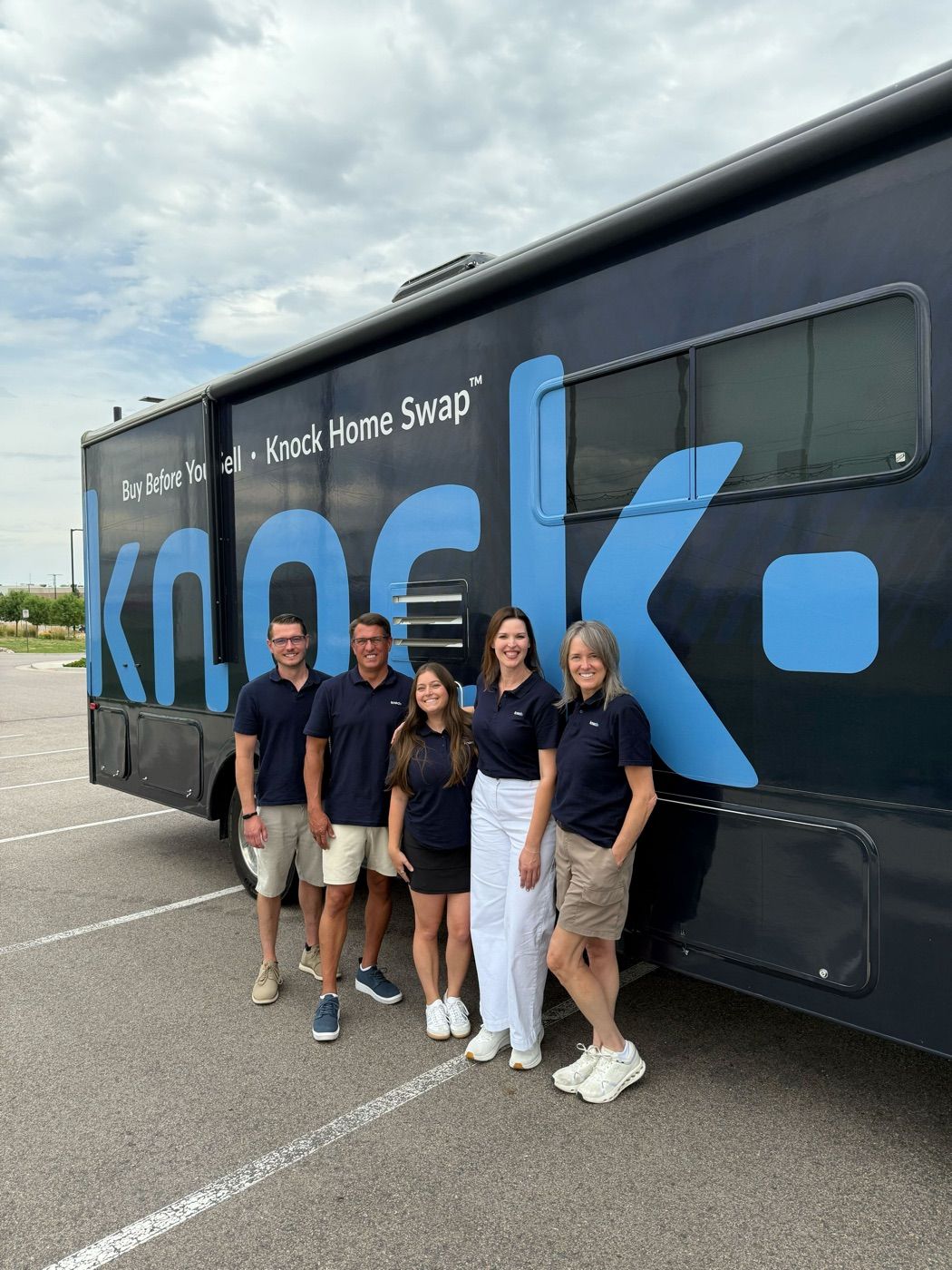 Knockstars in front of the Knock Home Swap RV