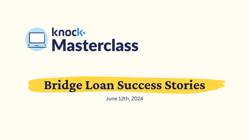 Thumbnail for bridge loan success stories webinar